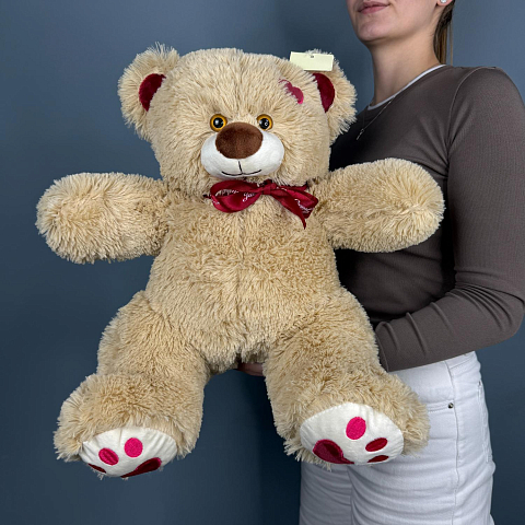 Мишка Кельвин кофейный 65 см